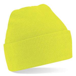 Beechfield BF045 - Gorro Original Cuffed Fluorescent Yellow