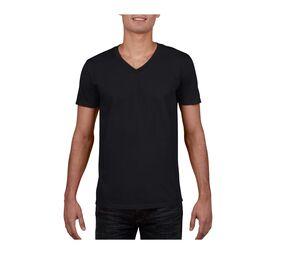 GILDAN GN646 - Adult T-Shirt Gola Em V Softstyle Black