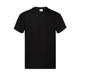 Fruit of the Loom SC220 - Camiseta masculina de gola redonda Black