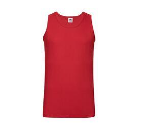 Fruit of the Loom SC235 - Camisola de Alças ATHLETIC (61-098-0) Vermelho