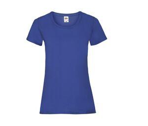 FRUIT OF THE LOOM SC600 - T-Shirt Lady-Fit Valueweight Royal Blue