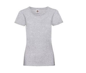 FRUIT OF THE LOOM SC600 - T-Shirt Lady-Fit Valueweight Heather Grey