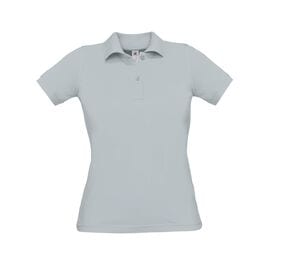 B&C BC412 - Polo De Mulher Safran Pure Pacific Grey