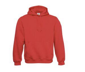 B&C BC510 - Sweater De Capuz Vermelho