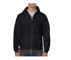 Gildan GN960 - Sweatshirt Com Capuz Heavy Blend Adult Full Zip Black