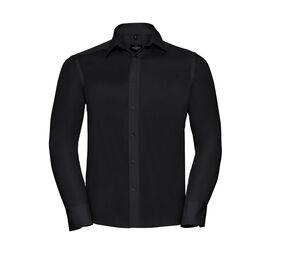 Russell Collection JZ958 - Camisa De Homem - Manga Comprida - Tailored Ultimate Non Iron Black