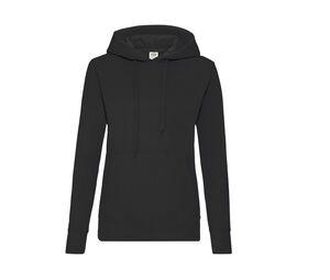 Fruit of the Loom SC269 - Sweatshirt de Capuz - Corte de Senhora Black