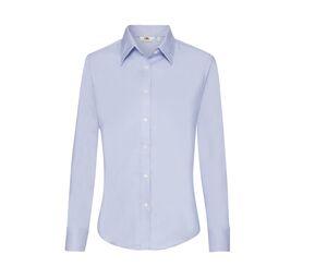 Fruit of the Loom SC401 - Camisa De Mangas Compridas Lady Fit Oxford Oxford Blue