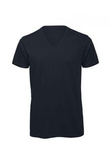 B&C BC044 - Camiseta de algodão orgânico masculino Navy