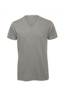 B&C BC044 - Camiseta de algodão orgânico masculino Light Grey