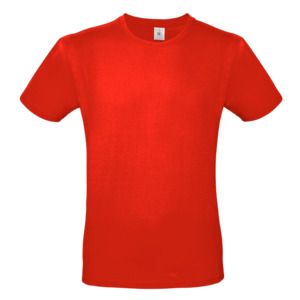 B&C BC01T - Camiseta masculina 100% algodão Red