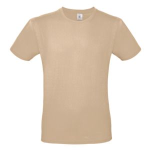 B&C BC01T - Camiseta masculina 100% algodão Areia