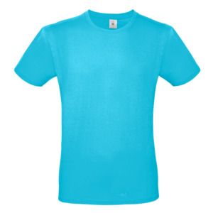 B&C BC01T - Camiseta masculina 100% algodão Turquesa