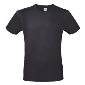 B&C BC01T - Camiseta masculina 100% algodão Dark Grey