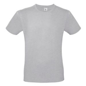 B&C BC01T - Camiseta masculina 100% algodão Cinzas