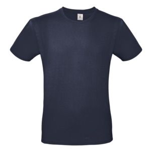 B&C BC01T - Camiseta masculina 100% algodão Navy