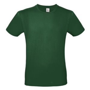 B&C BC01T - Camiseta masculina 100% algodão Bottle Green