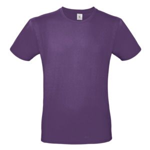 B&C BC01T - Camiseta masculina 100% algodão Radiant Purple