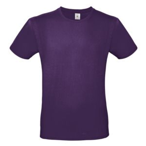 B&C BC01T - Camiseta masculina 100% algodão Urban Purple