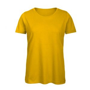 B&C BC02T - Camiseta feminina 100% algodão Gold