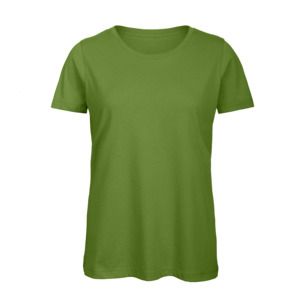 B&C BC02T - Camiseta feminina 100% algodão Pistache