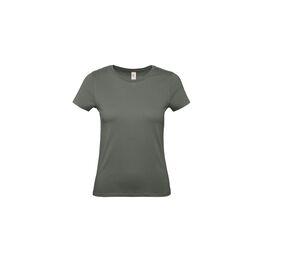 B&C BC02T - Camiseta feminina 100% algodão Millenial Khaki