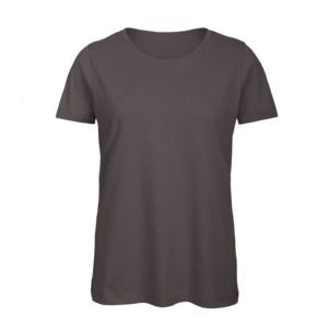 B&C BC02T - Camiseta feminina 100% algodão Bear Brown