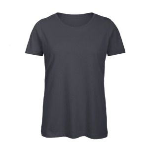 B&C BC02T - Camiseta feminina 100% algodão Light Navy