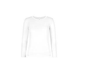 B&C BC08T - Tee-shirt femme manches longues Branco