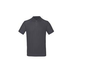 B&C BC400 - Camisa polo masculina 100% orgânica Dark Grey