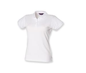 Henbury HY476 - Camisa polo feminina respirável Branco