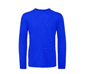 B&C BC070 - Tee-shirt coton bio homme LSL Cobalto Azul