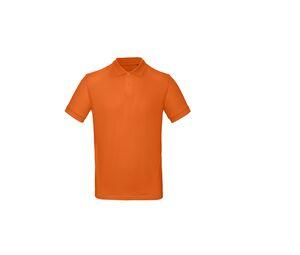 B&C BC400 - Camisa polo masculina 100% orgânica Urban Orange