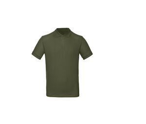 B&C BC400 - Camisa polo masculina 100% orgânica Urban Khaki