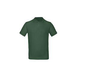 B&C BC400 - Camisa polo masculina 100% orgânica Bottle Green