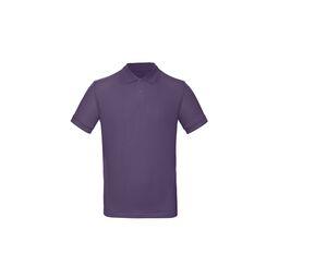 B&C BC400 - Camisa polo masculina 100% orgânica Radiant Purple