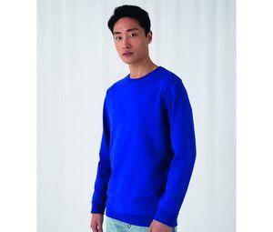 B&C BCU01W - Round Neck Sweatshirt # Branco