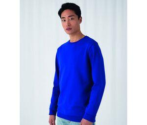 B&C BCU01W - Round Neck Sweatshirt # Hawaiian Blue