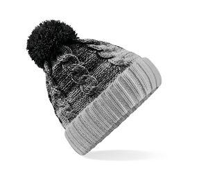 Beechfield BF459 - Gorro sombreado Black / Light Grey