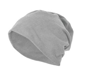 Build Your Brand BY002 - Gorro Jersey Heather Grey