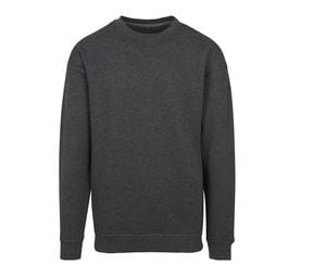BUILD YOUR BRAND BY075 - Sweat homme col rond Carvão vegetal