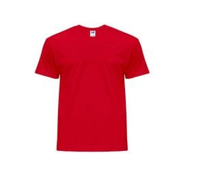 JHK JK145 - Madrid T-shirt de gola redonda para homem Red