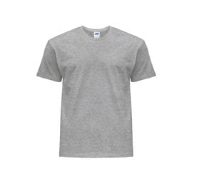 JHK JK145 - Madrid T-shirt de gola redonda para homem Grey melange