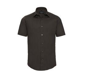 Russell Collection JZ947 - Camisa Justa De Homem Com Manga Curta