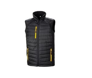 RESULT RS238 - Bodywarmer matelassé Black / Yellow