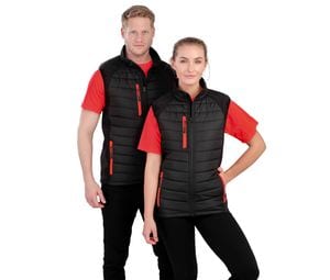 RESULT RS238 - Bodywarmer matelassé Black / Royal