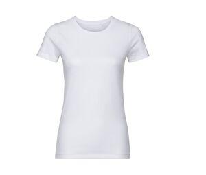 Russell RU108F - Mulher de camiseta orgânica Branco