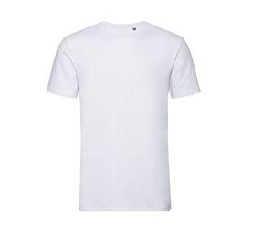Russell RU108M - Camiseta orgânica masculina Branco