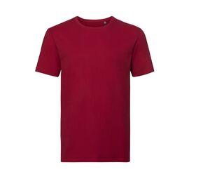 Russell RU108M - Camiseta orgânica masculina Classic Red