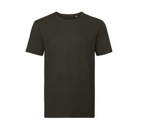 Russell RU108M - Camiseta orgânica masculina Dark Olive